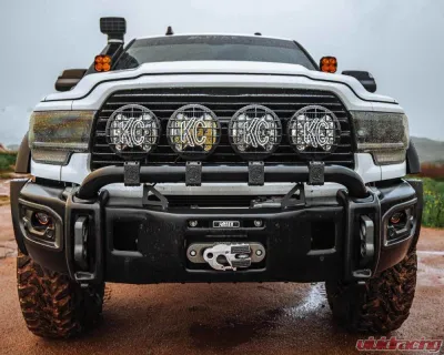KC Hilites SlimLite 8 Inch LED Black Stone Guard for Off-Road Vehicles - 7230