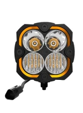 KC HiLiTES Flex Era 4 2-Light LED Light Pod Kit for Off-Road Vehicles, Black                                     - 289 - Image 2