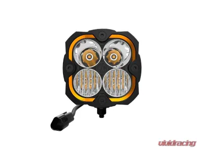 KC HiLiTES Flex Era 4 2-Light LED Light Pod Kit for Off-Road Vehicles, Black - 289