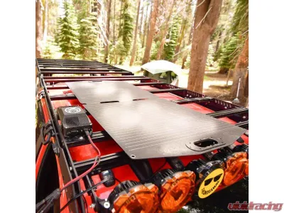 KC HiLiTES 150W Portable Foldable Solar Panel for Off-Road Vehicles, Lightweight Design - 5001