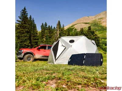 KC HiLiTES 150W Portable Foldable Solar Panel for Off-Road Vehicles, Lightweight Design - 5001