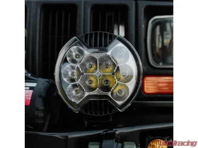 KC Hilites SlimLite 6 Inch SAE Driving Beam Clear Light Shield for 5120 Models - 5120