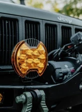 KC Hilites SlimLite 6 Inch SAE Driving Beam Selective Yellow Light Shield 5121                                     - 5121 - Image 6