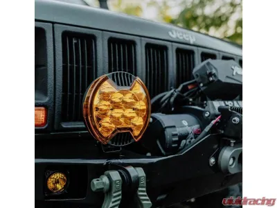 KC Hilites SlimLite 6 Inch SAE Driving Beam Selective Yellow Light Shield 5121 - 5121