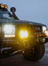 KC Hilites SlimLite 6 Inch SAE Driving Beam Selective Yellow Light Shield 5121                                     - 5121 - Image 7