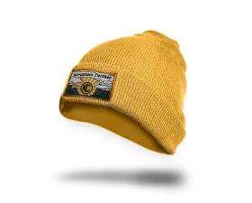 KC HiLiTES Legacy Yellow Beanie - Unisex, One Size, Warm Knit Material, Outdoor Gear