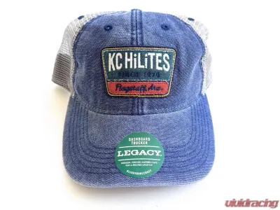 KC HiLiTES Old Favorite Blue Curved Bill Hat - Adjustable Fit, Cotton Material - 70218