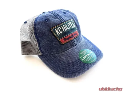 KC HiLiTES Old Favorite Blue Curved Bill Hat - Adjustable Fit, Cotton Material - 70218