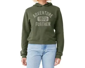 KC HiLiTES Women's Collegiate Adventurer Mid-Length Hoodie, Size M, Cotton Blend, Navy Blue