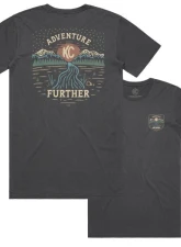 KC Hilites Adventure Further Flagstaff AZ Shirt, Unisex, Cotton, Size Large, Black                                     - 70692 - Image 3