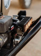 KC Hilites Winch Fairlead Light Mount for 1984-2001 Jeep Cherokee, Steel, Black Finish                                     - 73440 - Image 6