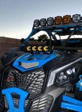 KC HiLiTES Shock Tower Light Bar Mount for 10" Flex Era LED Light Bar, Can-Am Maverick X3 2017-2024                                     - 73441 - Image 7