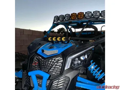 KC HiLiTES Shock Tower Light Bar Mount for 10" Flex Era LED Light Bar, Can-Am Maverick X3 2017-2024 - 73441