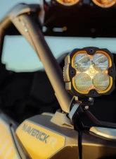 KC HiLites R A-Pillar Light Mount for Can-Am Maverick 2024-2025, Durable Steel, Black                                     - 7364 - Image 2