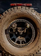 KC Hilites Spare Tire Carrier M14x1.5 Lug Nuts for Jeep Wrangler JL 2018+ & Ford Bronco Raptor 2021+                                     - 7478 - Image 6