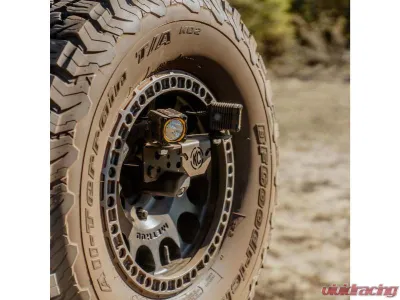 KC Hilites Spare Tire Carrier M14x1.5 Lug Nuts for Jeep Wrangler JL 2018+ & Ford Bronco Raptor 2021+ - 7478