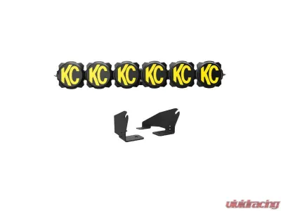 KC HiLiTES 6-Light 39 Inch Pro6 Gravity LED Light Bar Kit for Polaris RZR Pro R 2022-2025 - 91343