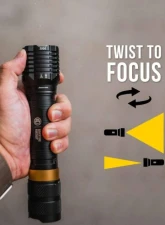 KC Hilites FLX 3K Rechargeable Flashlight - Compact, Durable, Lightweight Design                                     - 9965 - Image 5