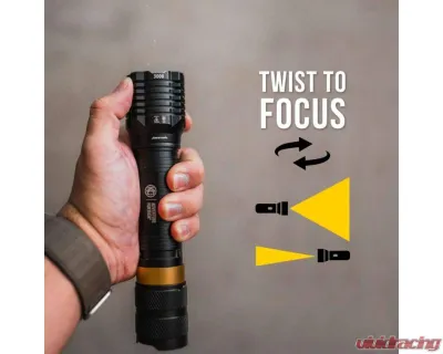 KC Hilites FLX 3K Rechargeable Flashlight - Compact, Durable, Lightweight Design - 9965