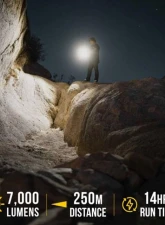 KC Hilites FLX 7K Rechargeable Flashlight - Compact, Durable, High-Output LED Light                                     - 9966 - Image 4