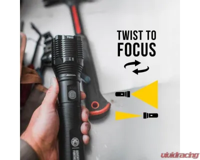 KC Hilites FLX 7K Rechargeable Flashlight - Compact, Durable, High-Output LED Light - 9966