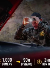 KC Hilites FLX 1K Magnetic Headlamp - Adjustable, Lightweight, Black, 9968                                     - 9968 - Image 4