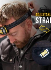 KC Hilites FLX 1K Magnetic Headlamp - Adjustable, Lightweight, Black, 9968                                     - 9968 - Image 7