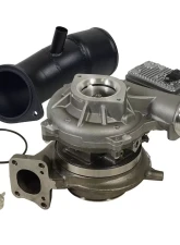 BD Diesel Screamer Turbo w/ Black Powder Coated Stainless Steel Turbo Intake Horn Chevrolet | GM 6.6L L5P Duramax 2017-2021                                     - 1045844 - Image 9