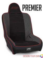 PRP Seats 2" Premier High Back XT Suspension Seat for UTVs, Black Fabric, A100410                                     - A100410 - Image 2