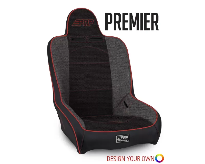 PRP Seats 4" Premier High Back Extra Wide and XT Suspension Seat - A100510