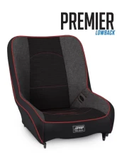 PRP Seats Premier Low Back Rear Suspension Seat A100812 for UTV, Black Vinyl                                     - A100812 - Image 2