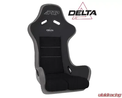 PRP Seats Delta Composite Seat Black & Grey for A37F-203, Durable Material, Comfortable Fit - A37F-203
