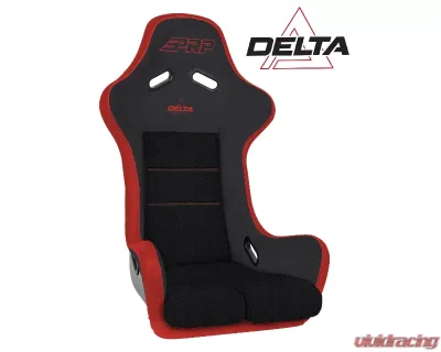 PRP Seats Delta Composite Seat Black & Red A37F-237 for UTVs, Durable Material, Ergonomic Design - A37F-237