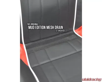 PRP Seats RST Rear Suspension Seat for Polaris RZR 2014-2023, Black & Red, Durable Material - A4108-237