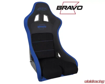 PRP Seats Bravo Composite Seat Black & Blue A4502-V for UTVs and Off-Road Vehicles - A4502-V