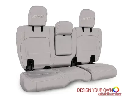 PRP Seats Rear Bench Cover for 2018-2023 Jeep Wrangler JLU 4-Door Leather Interior Custom - B044