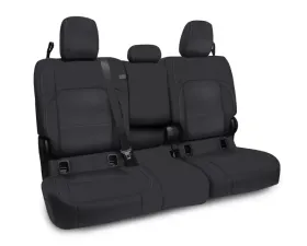 PRP Seats Rear Bench Cover for 2020-2023 Jeep Gladiator JT, All Black Leather Interior