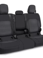PRP Seats Rear Bench Cover for 2020-2023 Jeep Gladiator JT, Black and Grey Leather                                     - B056-03 - Image 3