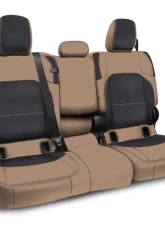 PRP Seats Rear Bench Cover for 2020-2023 Jeep Gladiator JT, Black and Tan Leather Interior                                     - B056-04 - Image 3