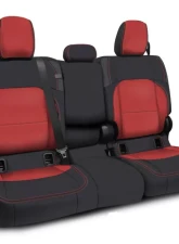 PRP Seats Rear Bench Cover for 2020-2023 Jeep Gladiator JT, Black and Red Leather                                     - B056-05 - Image 3