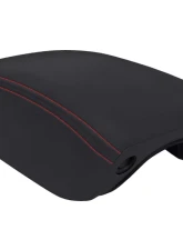PRP Seats Center Console Cover - Black with Red Stitching for Jeep Wrangler JL & Gladiator JT 2018+                                     - B103-01 - Image 3