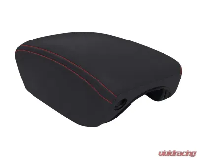PRP Seats Center Console Cover - Black with Red Stitching for Jeep Wrangler JL & Gladiator JT 2018+ - B103-01