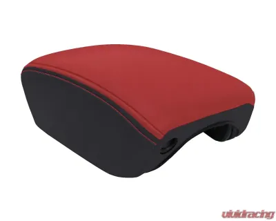 PRP Seats Center Console Cover - Black and Red for Jeep Wrangler JL & Gladiator JT 2018+ - B103-05