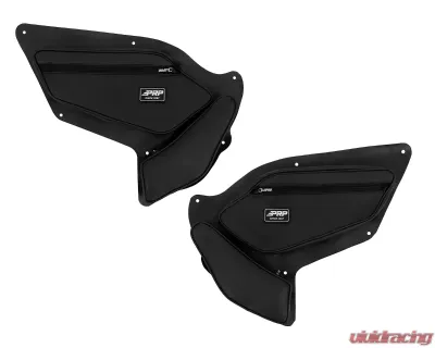 PRP Seats Front Door Bags with Knee Pad for Polaris RZR PRO XP 2020-2023, Black, Pair - E97-210
