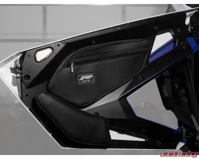 PRP Seats Front Door Bags with Knee Pad for Polaris RZR PRO XP 2020-2023, Black, Pair - E97-210