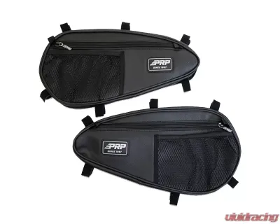 PRP Seats Lower Door Bags for Polaris RZR 2014-2023, Durable Black Storage Pair - E99