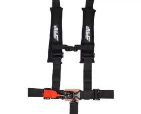PRP Seats SB5.2S 5.2 Harness with Sewn Shoulder Straps, Black, Universal Fit
