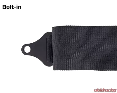 SBBI PRP Seats Bolt-In Harness Tab Black for Universal Fitment, Durable Material - SBBI