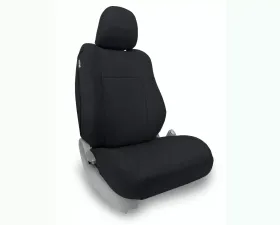 PRP Seats Front Seat Covers Black with Black Stitch for Toyota Tacoma 2012-2015