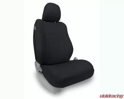PRP Seats Front Seat Covers Black with Black Stitch for Toyota Tacoma 2012-2015 - B049-02